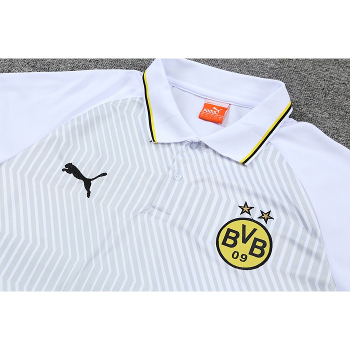Camiseta Polo del Borussia Dortmund 22-23 Blanco y Verde - Haga un click en la imagen para cerrar